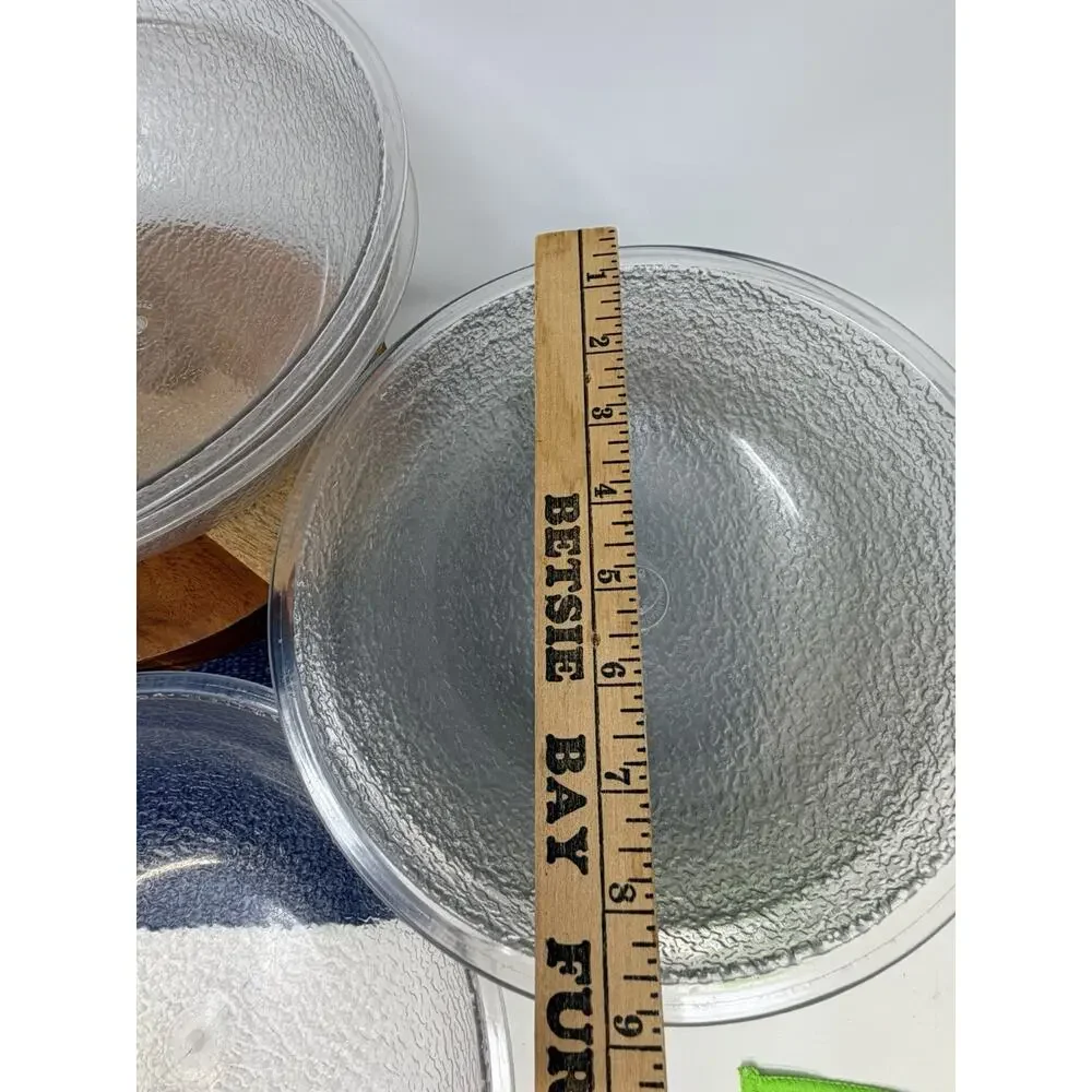 Cambro PSB8-86- CamWear 11” & 9” Round Pebbled Salad Bowl Set Of 11
